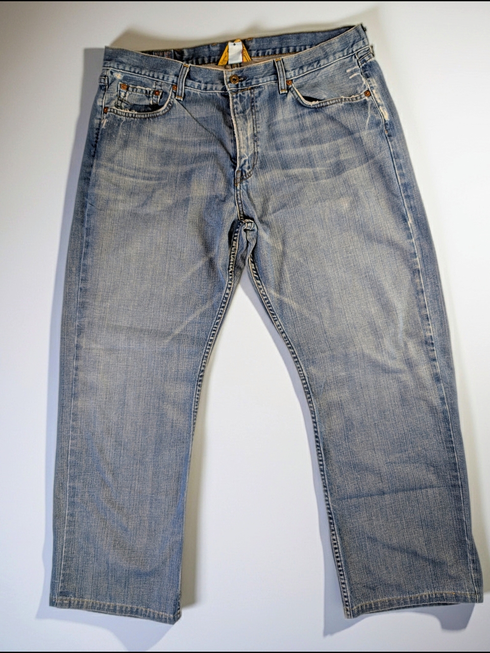 Vintage Lucky Brand Santa Cruser Jeans Men's 36 Medium Wash Loose Baggy USA